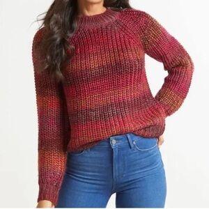 Ombré BB Dakota by Steve Madden Cable Knit Sweater Womens M